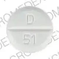 Diazepam rectal (Diazepam rectal [ dye-az-e-pam ])-LL D 51-2 mg-White-Round