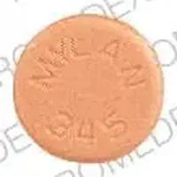 Diazepam (Diazepam (oral) [ dye-az-e-pam ])-MYLAN 345-5 mg-Orange-Round