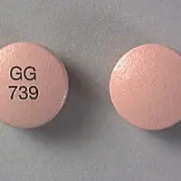 Diclofenac (Diclofenac [ dye-kloe-fen-ak ])-GG 739-75 mg-Pink-Round