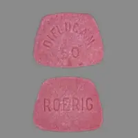 Diflucan (Fluconazole [ floo-koe-na-zole ])-DIFLUCAN 50 ROERIG-50 mg-Pink-Four-sided