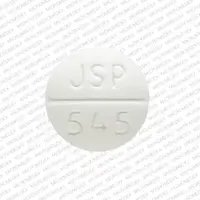 Digoxin (Digoxin (oral/injection) [ di-jox-in ])-JSP 545-250 mcg (0.25 mg)-White-Round