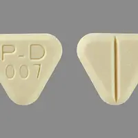 Dilantin (Phenytoin (oral) [ fen-i-toyn ])-P-D 007-50 mg-Yellow-Three-sided