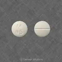 Diltiazem (Diltiazem (oral/injection) [ dil-tye-a-zem ])-M 45-60 mg-White-Round