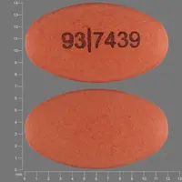 Divalproex sodium (Divalproex sodium [ dye-val-pro-ex ])-93 7439-125 mg-Orange-Oval