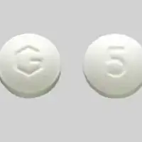 Donepezil (Donepezil (oral) [ doe-nep-e-zil ])-G 5-5 mg-White-Round