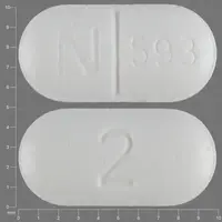 Doxazosin (Doxazosin [ dox-ay-zo-sin ])-N 593 2-2 mg-White-Oval