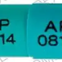 Doxycycline (eent) (monograph) (Medically reviewed)-AP 0814 AP 0814-100 mg-Blue-Capsule-shape