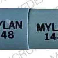 Doxycycline (eent) (monograph) (Medically reviewed)-MYLAN 148 MYLAN 148-100 mg-Blue-Capsule-shape