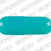 Doxycycline (Doxycycline [ dox-i-sye-kleen ])-West-ward 3142-100 mg-Blue-Capsule-shape