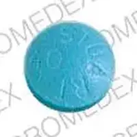 Elavil (Amitriptyline [ a-mee-trip-ti-leen ])-ELAVIL STUART 40-10 mg-Blue-Round