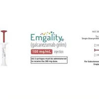 Emgality (Galcanezumab [ gal-ka-nez-ue-mab ])-medicine-100 mg/mL single-dose prefilled syringe