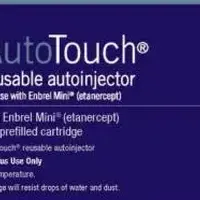 Enbrel (Etanercept [ ee-tan-er-sept ])-medicine-50 mg/mL single-dose prefilled cartridge for use with the AutoTouch reusable autoinjector