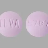 Entecavir (Entecavir [ en-tek-a-vir ])-TEVA 5787-1 mg-Pink-Round