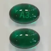 Ergocalciferol (Ergocalciferol (vitamin d2) [ er-goe-kal-sif-e-role ])-A3-50,000 USP units (ergocalciferol 1.25 mg)-Green-Oval