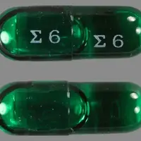 Ergocalciferol (Ergocalciferol (vitamin d2) [ er-goe-kal-sif-e-role ])-E 6 E 6-1.25 mg (50,000 USP units)-Green-Capsule-shape