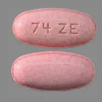 Erythromycin (Erythromycin (oral/injection) [ er-ith-roe-mye-sin ])-74 ZE-400 mg-Pink-Oval