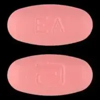 Erythromycin (systemic) (monograph) (Eryc)-a EA-500 mg (erythromycin base)-Pink-Oval