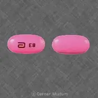 Erythromycin (systemic) (monograph) (Eryc)-a EB-250 mg (erythromycin base)-Pink-Oval