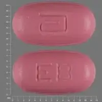 Erythromycin (systemic) (monograph) (Eryc)-a EB-250 mg (erythromycin base)-Pink-Oval