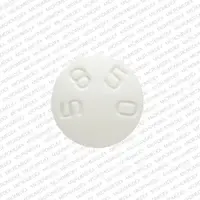 Escitalopram (Escitalopram)-5850 Logo 5-5 mg-White-Round