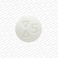 Escitalopram (Escitalopram)-5850 Logo 5-5 mg-White-Round