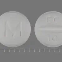 Escitalopram (Escitalopram)-M EC 10-10 mg (base)-White-Round