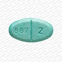 Estradiol (injection) (Estradiol (injection) [ ess-tra-dye-ol ])-b 887 2-2 mg-Green-Oval