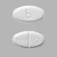 Estradiol vaginal (Estradiol vaginal (systemic) [ es-tra-dye-ole-va-jin-ul ])-b 899 1/2-0.5 mg-White-Oval