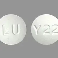 Eszopiclone (Eszopiclone [ e-zop-i-klone ])-LU Y22-2 mg-White-Round