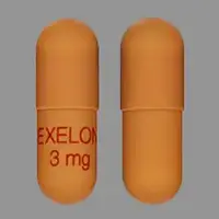 Exelon (Rivastigmine (oral) [ ri-va-stig-meen ])-EXELON 3 mg-3 mg-Orange-Capsule-shape