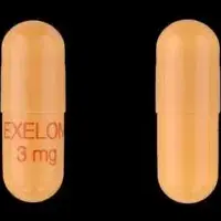 Exelon (Rivastigmine (oral) [ ri-va-stig-meen ])-EXELON 3 mg-3 mg-Orange-Capsule-shape