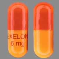 Exelon (Rivastigmine (oral) [ ri-va-stig-meen ])-EXELON 6 mg-6 mg-Red / Orange-Capsule-shape