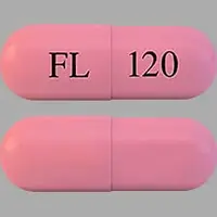 Fetzima (Levomilnacipran [ lee-voe-mil-na-si-pran ])-FL 120-120 mg-Pink-Capsule-shape