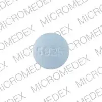 Finasteride (Finasteride [ fin-as-ter-ide ])-5825 Logo-5 mg-Blue-Round