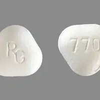 Finasteride (Finasteride [ fin-as-ter-ide ])-RG 770-5 mg-White-Three-sided