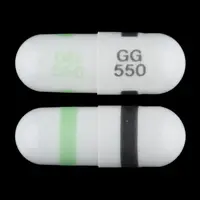 Fluoxetine (Fluoxetine [ floo-ox-e-teen ])-GG 550 GG 550-20 mg-White-Capsule-shape