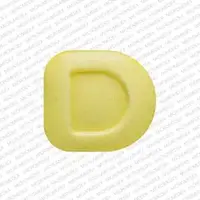 Focalin (Dexmethylphenidate [ dex-meth-il-fen-i-date ])-D 5-5 mg-Yellow-U-shape