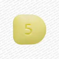 Focalin (Dexmethylphenidate [ dex-meth-il-fen-i-date ])-D 5-5 mg-Yellow-U-shape