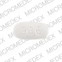 Fosamax (Alendronate [ a-len-dro-nate ])-MRK 936-10 mg-White-Oval