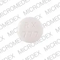 Fosinopril (Fosinopril [ foe-sin-oh-pril ])-RX777-40 mg-White-Round