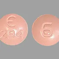 Fycompa (Perampanel [ per-am-pa-nel ])-E 294 6-6 mg-Pink-Round