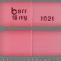 Galantamine (Galantamine [ ga-lan-ta-meen ])-barr 16mg 1021-16 mg-Pink-Capsule-shape