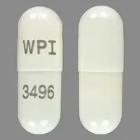 Galantamine (Galantamine [ ga-lan-ta-meen ])-WPI 3496-8 mg-White-Capsule-shape