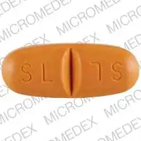 Gleevec (Imatinib)-400 SL SL-400 mg-Orange-Oval