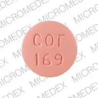 Glipizide and metformin (Glipizide and metformin [ glip-ih-zyd-and-met-for-min ])-cor 169-5 mg / 500 mg-Pink-Round