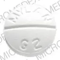 Glipizide (Glipizide [ glip-i-zide ])-MYLAN G2-10 mg-White-Round