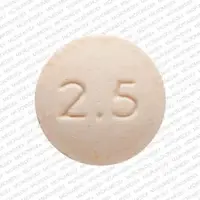 Glyburide (eqv-diabeta) (Glyburide [ glye-bue-ride ])-N 343 2.5-2.5 mg-Orange-Round