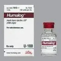 Humalog (Insulin lispro [ in-soo-lin-liss-pro ])-medicine-U-100 (100 units/mL) injection