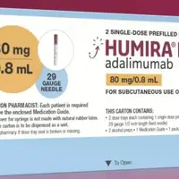 Humira (Adalimumab [ ay-da-lim-ue-mab ])-medicine-80 mg/0.8 mL in a single-dose pen