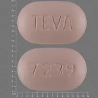 Hydrochlorothiazide and irbesartan (Hydrochlorothiazide and irbesartan [ hye-droe-klor-oh-thye-a-zide-and-ir-be-sar-tan ])-TEVA 7239-12.5 mg / 300 mg-Peach-Capsule-shape